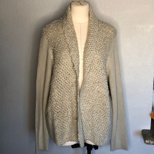 Chico’s wool blend nubby Maisha cardigan